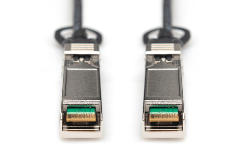 DIGITUS Professional 2 m Zweiadrig Netzwerkkabel für Netzwerkgerät - 1 - Zweiter Anschluss: 1 x SFP+ Network - Male - 10,5