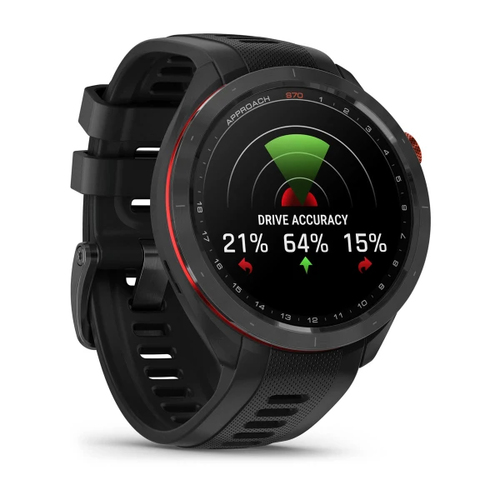 Garmin Approach S70 - 47 mm. Display diagonal: 3.56 cm (1.4"), Display technology: AMOLED, Display resolution: 454 x 454 p