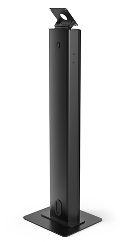 Compulocks VESA Brandable Floor Stand Black - 100mm x 100mm VESA Compatible Mount, Can be set in landscape or portrait mod