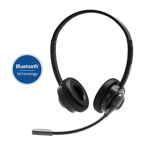 Port Connect PRO LITE 200 Wired/Wireless Over-the-head, On-ear Stereo Headset - Microsoft Teams Certification - Binaural -