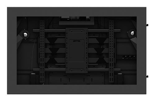 HAGOR Displaygehäuse - 139,7 cm (55 Zoll) - Querformat - Glas, Blech - Schwarz, Anthrazit