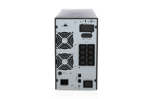 Digitus Double Conversion Online UPS - 3 kVA/3 kW - Turm, Desktop - 4 Stunde(n) Aufladen - 230 V AC, 120 V AC Eingang - 20