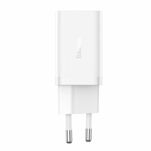 Adattatore CA Baseus CCGAN40CE - 40 W - 1 Confezione - 2 USB Type-C - Per Smartphone, Tablet PC - 120 V AC, 230 V ca Ingre