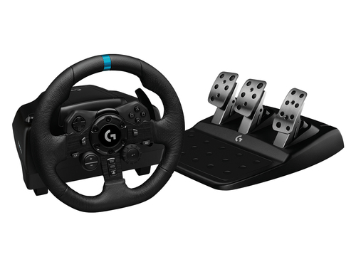 Logitech G G923. Tipo de unidade: Volante + Pedais, Plataformas gaming suportadas: PC, PlayStation 4, PlayStation 5, Botõe