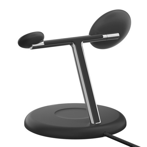 Belkin BoostCharge Pro Induktionsladegerät - Schwarz - für Qi2-fähiges Gerät, iPhone, Smartwatch, AirPod, Smartphone, MagS
