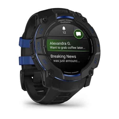 Garmin Instinct 3. Display diagonal: 3.3 cm (1.3"), Display technology: AMOLED, Display resolution: 416 x 416 pixels. GPS 