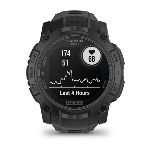 Garmin Instinct . Display diagonal: 3.05 cm (1.2"), Display technology: AMOLED, Display resolution: 390 x 390 pixels, Touc