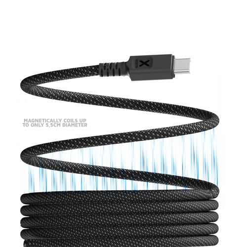 Xtorm CMT011. Cable length: 1 m. Connector 1: USB C, Connector 2: USB C, Product colour: Black