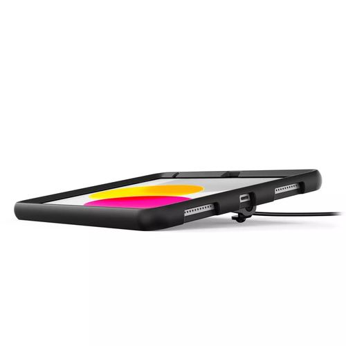 Compulocks iPad 10.2" Secured Kickstand Black - Metal Kickstand for Extra Functionality, Lock Slot and Cable Lock, Mobile,