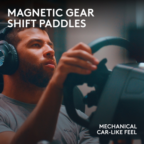 Volante per videogiochi Logitech - Cavo - USB - Xbox serie S, Xbox serie X, Xbox One, PC, PlayStation 4, PlayStation 5 - Nero