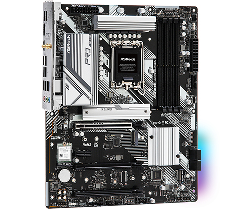 ASRock B760 PRO RS WIFI Gaming-Desktop-Motherboard - Intel B760 Chipsatz - Sockel LGA-1700 - ATX - Core Unterstützter Proz