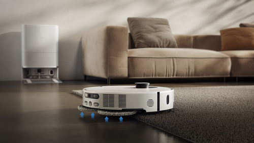 Xiaomi Robot Vacuum 5. Tipo de coletor de pó: Sem bolsa, Cor do produto: Branco, Forma: Redondo. Funções da base: Carregam
