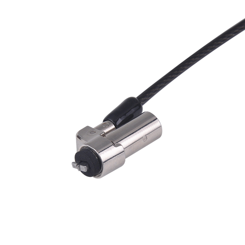Urban Factory NANO SAVER SECURITY CABLE "PUSH TO LOCK". Product colour: Black, Best uses: Monitor, Laptop, Projector, Lock
