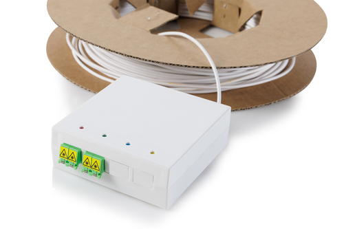 Digitus Fttx installation kit, pre-assembled, 4-fiber, LC/APC connector, length 50 m. Product colour: White, Housing mater