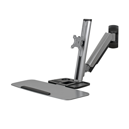 Tripp Lite series WorkWise WWSS1332W Wandhalterung für Flachbildschirm, TV, Tastatur, Telefon, Lüfter - Schwarz - 1 Unters