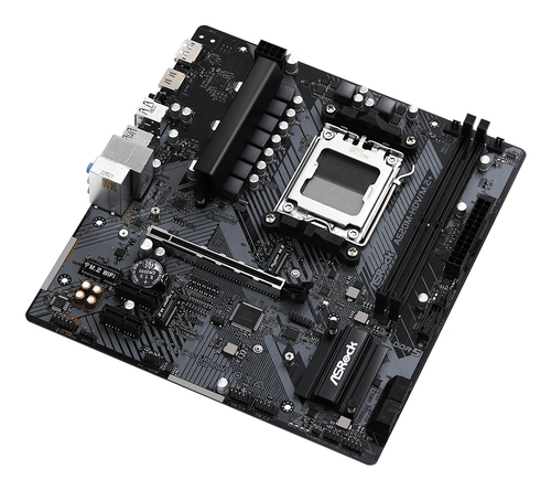 ASRock A620M-HDV/M.2+ Desktop-Mainboard - AMD A620 Chipsatz - Buchse AM5 - Micro ATX - Ryzen 7 Unterstützter Prozessor - 9