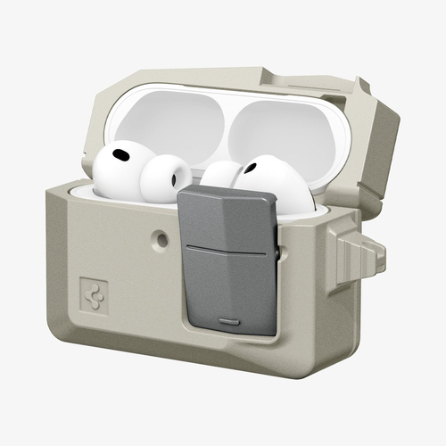 Spigen Classic LS AirPods Pro 3 Case Stone. Product type: Case, Material: Polycarbonate (PC), Product colour: Stone colour