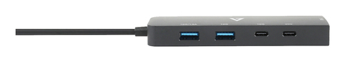 V7 V7UCRJ25GHUB-BLK. Interface do host: USB 3.2 Gen 1 (3.1 Gen 1) Type-C, Interfaces de hub: RJ-45, USB 3.2 Gen 1 (3.1 Gen