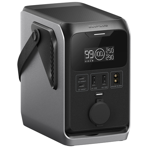 EcoFlow TRAIL 300 DC. Battery technology: Lithium Iron Phosphate (LiFePO4), Charging source: Cigar lighter, Solar, USB, Ba