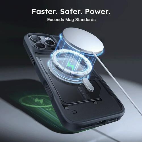 TORRAS Guardian Hülle für Apple iPhone 16 Plus Smartphone - Schwarz - 17 cm (6,7 Zoll) Maximale unterstützte Bildschirmgrö