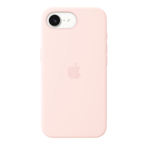 Apple Hülle Smartphone - Pink - Seidig, Softtouch - Sturzsicher, Kratzfest - Silikon, MicroFiber - Kann drahtlos geladen w