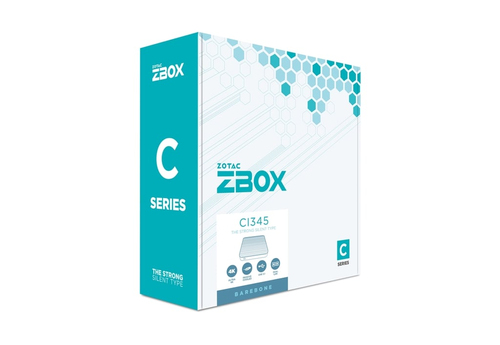 Zotac ZBOX edge CI345. Product type: Mini PC barebone. Supported memory types: DDR5-SDRAM, Number of memory slots: 1, Maxi