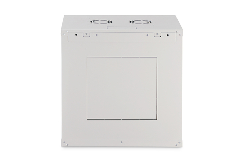 Digitus Dynamic-N 12U Wall Mountable Enclosed Cabinet Rack Cabinet for Networking, Server - Light Grey - Steel, Glass, She