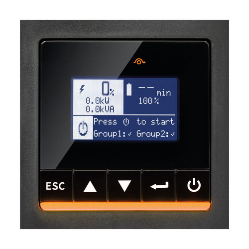 Eaton 9PX6KIRTNG2. UPS topology: Double-conversion (Online), Output power capacity: 6 kVA, Output power: 6000 W. AC outlet