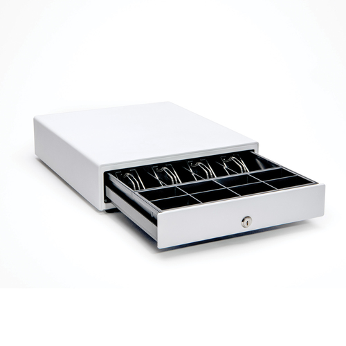 Star Micronics CD4-1416WTSS48. Tipo de produto: Gaveta de dinheiro manual, Cor do produto: Branco. Largura: 350 mm, Profun