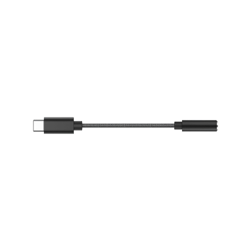 Fairphone Audio Adapter - 1 x USB Type C - Male - 1 x Mini-phone Audio - Female - Black