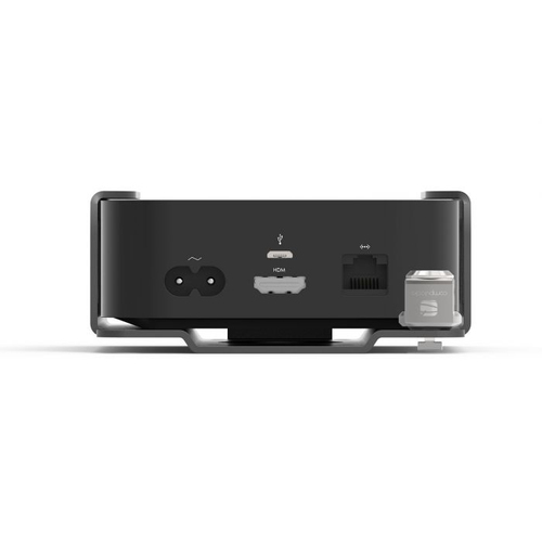 Compulocks Apple TV Security Mount (4th, 4k 1-2nd Gen) (2018-2021) with Cable Lock Black - Easy to install on the counter 