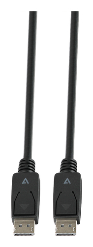 Cavo A/V V7 V7DPPRO-3M-BLK - 3,05 m DisplayPort - Cable for Dispositivo audio/video, PC, Monitor, Proiettore - 32,4 Gbit/s
