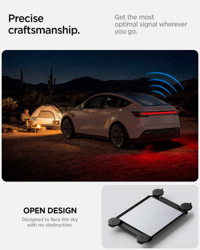 Spigen Vehicle Mount for Satellite Internet System - Black - 22.68 kg Load Capacity