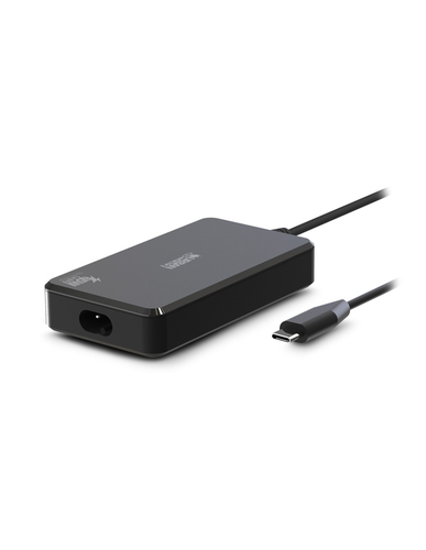 Urban Factory POWEE BLOCK: UNIVERSAL USB-C GAN 65W - CABLE LENGTH 180CM WITH EU & UK POWER CORD. Compatibility: USB-C char