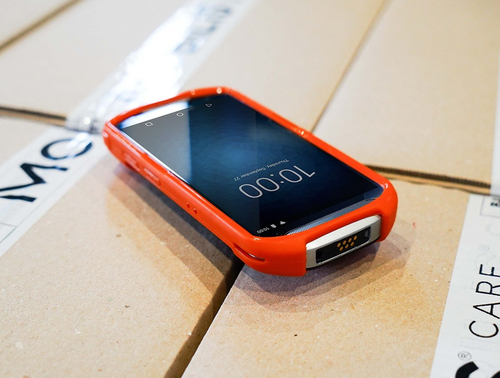 MOBILIS PROTECH Robust Tasche Zebra Mobilcomputer - Warn-Orange - Sturzsicher, Stoßfest, Kratzfest, Staubfest, Schlagfest,