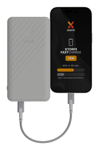 Xtorm XG2100U. Battery capacity: 10000 mAh, Battery technology: Lithium Polymer (LiPo). USB Type-A output ports: 1, USB Ty