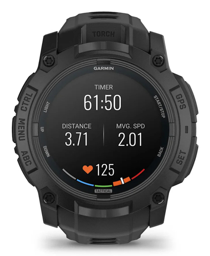 Garmin Instinct 3 Tactical Edition. Display diagonal: 3.3 cm (1.3"), Display technology: AMOLED, Display resolution: 416 x
