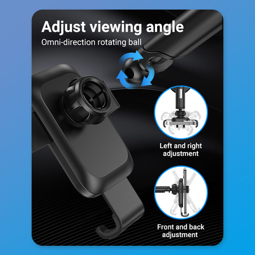 Vention KCOB0 Car, Smartphone, Car Console, Desk SmartPhone Holder - 117.6 mm x 73 mm x 161.9 mm x - ABS, Silicone Box - B