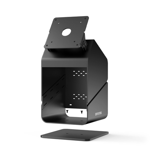 Compulocks Tablet Printer Kiosk - VESA 100X100 compatibility, Securely mounts a variety of tablets and iPads, Can hold a p