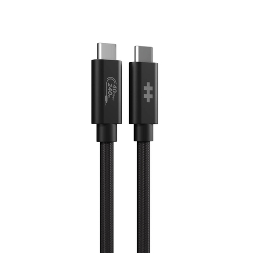 Hyper HyperDrive HD6500BKGL 1.20 m USB4 Data Transfer Cable - Cable for Audio/Video Device, USB Device, MacBook, MacBook P