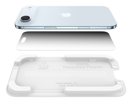 Belkin InvisiGlass 9H Bildschirmschutz für Apple iPhone Air, iPhone 17 Air - für OLED - Sturzsicher, Schlagfest, Kratzfest
