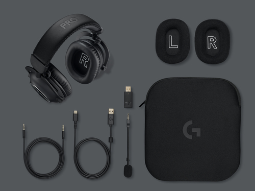 Logitech PRO Wireless Gaming Headset - Black