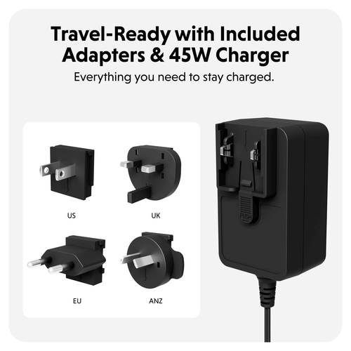 Targus HyperJuice HJ3004WHGL Induction Charger - White - For Smartwatch, Wireless Earphone, Android Device, Qi2-enabled De