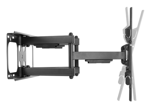 Napofix 276 LED / LCD de montaje en pared 37 a 80 pulgadas, basculantes, giratorios, 4 brazos, Negro. Maximum weight capac