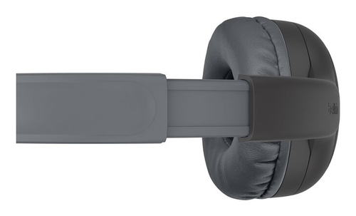Belkin SoundForm Mini Gen2 Kabel/Kabellos Auf den Ohren, Kopfbügel Stereo Headset - Schwarz - Binaural - 914,4 cm Reichwei