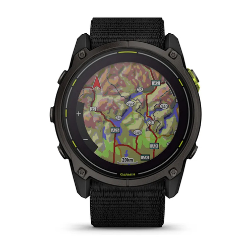 Garmin Enduro 3 Solar. Display diagonal: 3.56 cm (1.4"), Display technology: LCD, Display resolution: 280 x 280 pixels, To