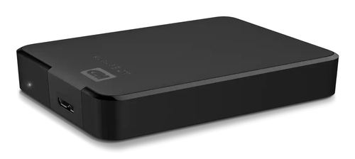 WD Tragbar Festplatte - Extern - 6 TB - Schwarz