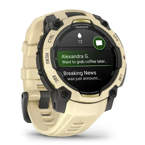 Garmin Instinct 3 AMOLED. Display diagonal: 3.05 cm (1.2"), Display technology: AMOLED, Display resolution: 390 x 390 pixe