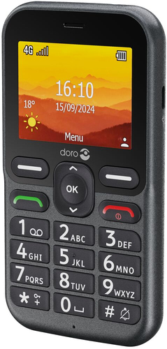 Doro Leva L11 DFC-0510 128 MB Feature Phone - 6.1 cm (2.4") TFT 240 x 320 - Cortex A7Single-core (1 Core) 1 GHz - 64 MB RA