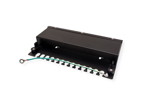 Value Kabelbündler - Schwarz - Kabelmanagement-Box - 1U Rack Height - Stahl